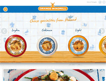 Tablet Screenshot of orangewindmillcheese.com